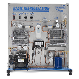 Amatrol T7045 basic refrigeration learning system, hands-on HVACR skills for technicians, 120V/60Hz/1ph, R134a refrigerant, نظام تعلم التبريد, datasheet 