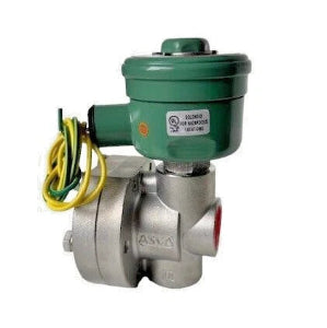 Emerson Asco HTX8223A01313622 solenoid valve, threaded 3/4" NPT 2-way, normally open, orifice 19mm, stainless steel, 24 VDC 16,8 W, 25-300 PSI, IP66, Ex d, 24VDC, datasheet