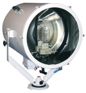 Norselight 100111520 Searchlight, 322° horizontal movement, 70° vertical, halogen lamp 2000W, 230Vca, 60Hz, aluminum body, with built-in ballast, stainless steel reflector, tempered glass diffuser, protection grid, IP56 protection, NBR IEC 60529, SH 470 D, datasheet