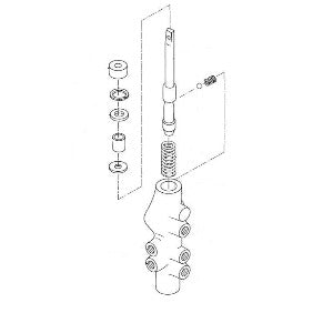 Allied R242044 Control Valve Assembly, for Clark Ranger Skidder, F67, F68 and other models, special order item, صمام, βαλβίδα, injap, valvula, catalog datasheet