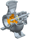 KRC-65/200-308/GN Centrifugal Pump, Apollo Goessnitz, Radial, Fluid oil, 100 cu m/h, 3540 rpm, 5-50 Celsius, 15 bar, 10 bar PS, 129435 01, مضخة طرد مركزي, pam emparan, центробежный насос