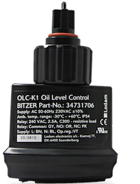 Bitzer OLC-K1 Oil Level Control, 3431706, 230 VCA, C3/C4S, 42 Bar, M20, M24,  347318-06, السيطرة على مستوى الزيت, kawalan paras minyak, контроль уровня масла, sensor de nível de óleo, ótico