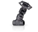 Bonney Forge 2680Y-32-T-LE 1 Globe Valve, Integral Weld Bonnet, Full Port, 2680 lb, SW connection, Y-Pattern, T-Handle, CSTL ASME SA105, SSTL Stem, Compressed Graphite Packing, صمام العالم, шаровой вентиль, injap dunia 