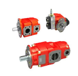 Bucher Hydraulics QT34-010/R rotary pump, gear driven, 10cc, 3600 rpm, 350 bar, STL flange, مضخة هيدروليكية, гидравлический насос, replaced by QX34-010/R