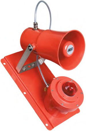MEDC Cooper Crouse-Hinds DB3DM048T2BNR Beacon/Sounder Combination Unit, Heavy Duty Industrial & Marine, Weatherproof, Atex, Zones 1, 2 and safe area use, IP66 and IP67, 115dBA, SS316, sinalizador luminoso e sonoro, ضوء منارة, свет маяка, cahaya suar