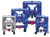 DH25-FA-1NN Pump complete, 1″ BSP, 3/8", nitrile closed surface diaphragms, valve seats and valve balls, 10 mm, cast Aluminum AL 233 housing and center block, SS316 wetted piston, Bruna-N, 116.67 LPM supersedes models DL25-FA-NNN and DH25-FA-NNN, bomba de diafragma, مضخة الحجاب الحاجز, Pompe à membrane, datasheet