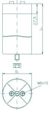 E50.N13-424N50 Capacitor Electronicon 420mf
